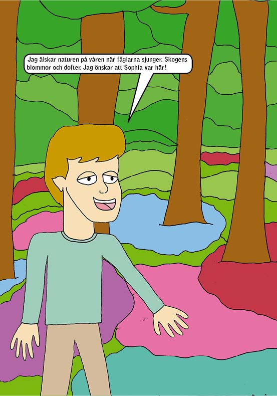 Carl älskar skogen